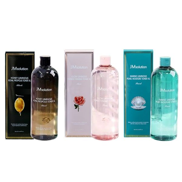 Hình ảnh Toner JM Solution Luminous - chai toner dung tích lớn 600ml với thiết kế sang trọng