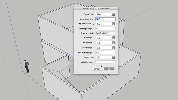 Medeek Truss Plugin - Giải pháp thiết kế hệ thống mái chuyên nghiệp cho SketchUp