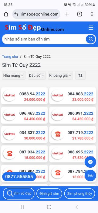 Bộ sưu tập sim độc quyền của Sim Đại Gia