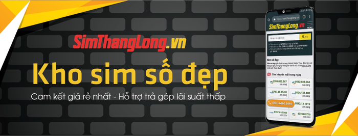 Không gian trưng bày sim sang trọng tại Sim Thăng Long