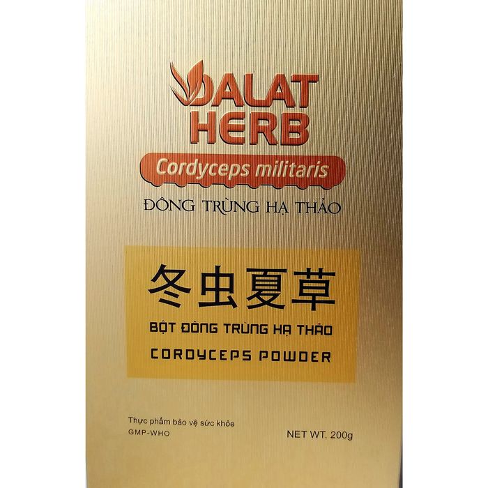 Hình ảnh bột đông trùng hạ thảo Dalatherb Cordyceps cao cấp