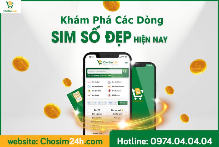 Bộ sưu tập sim độc đáo tại Chợ Sim 24h