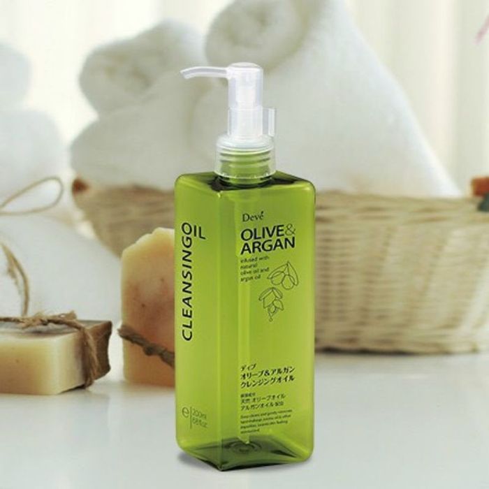 Hình ảnh chân thực Dầu Tẩy Trang Deve Olive & Argan - Thiết kế sang trọng đậm chất Nhật Bản