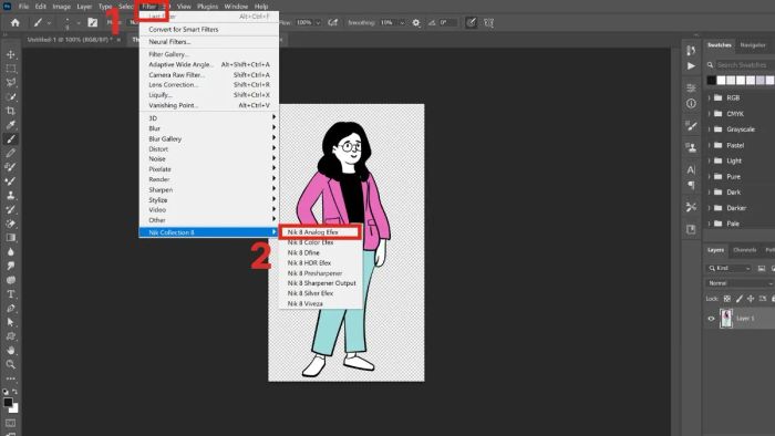 Hướng dẫn sử dụng plugin Photoshop - Bước thứ hai