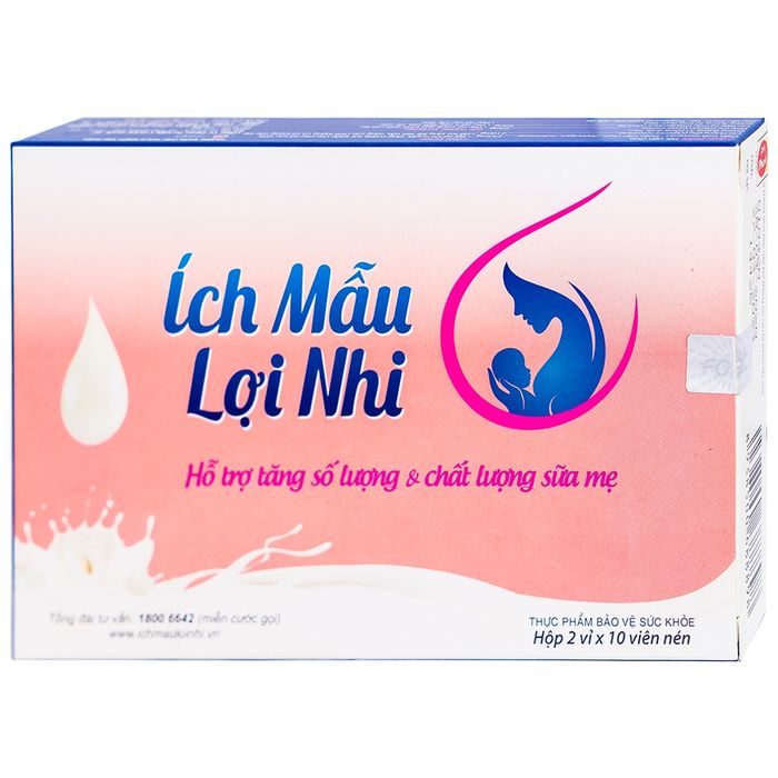 Bộ ảnh chi tiết viên uống Ích Mẫu Lợi Nhi