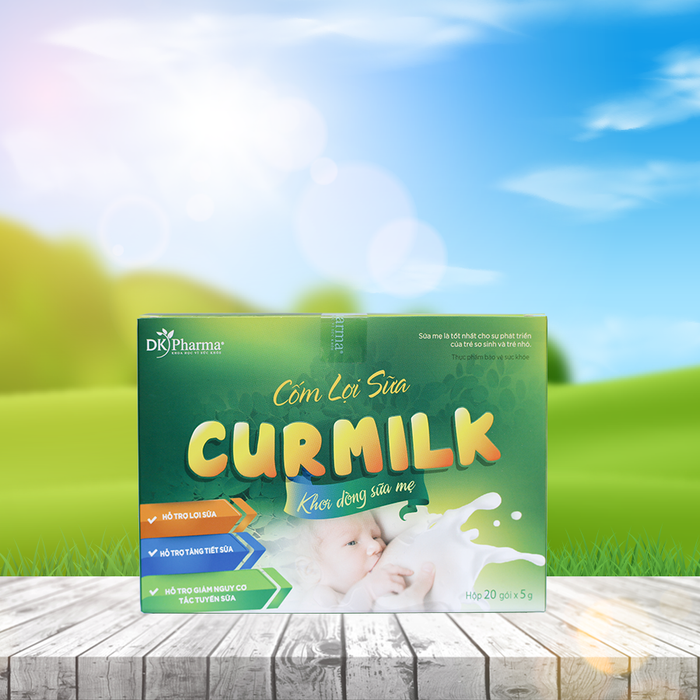Hình ảnh thực tế cốm lợi sữa Curmilk