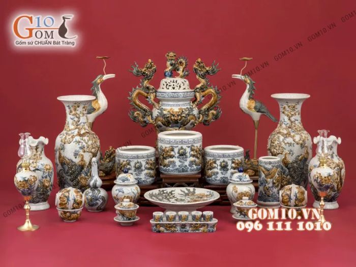 Tác phẩm gốm nghệ thuật tinh xảo tại Gốm 10