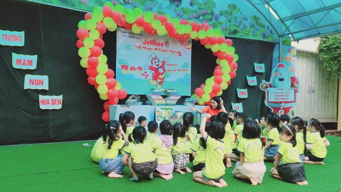 Hình ảnh ấn tượng về Trường Mầm non Hoa Sen Hà Nam