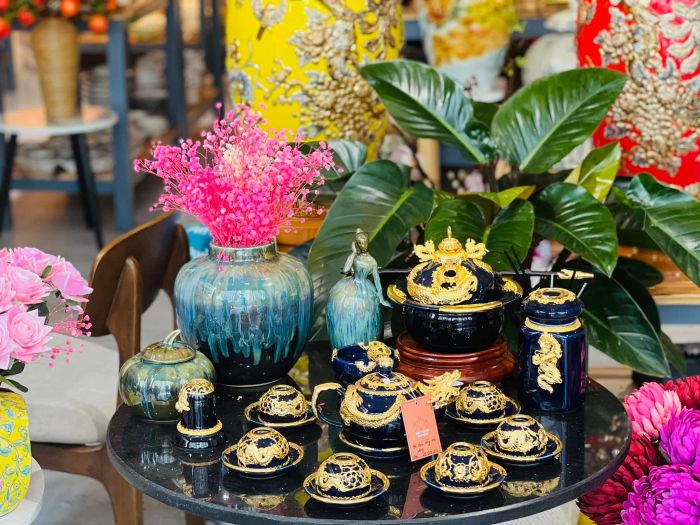 Bộ sưu tập gốm sứ cao cấp tại Bát Tràng Pottery