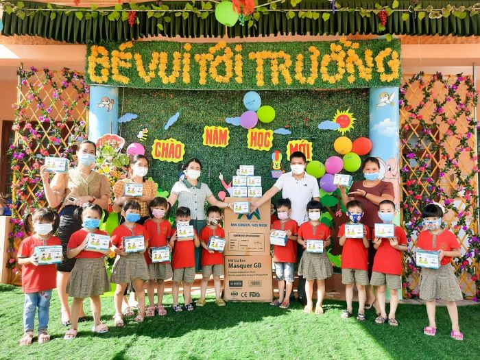 Hình ảnh đẹp về cơ sở vật chất Trường Mầm non Quang Trung