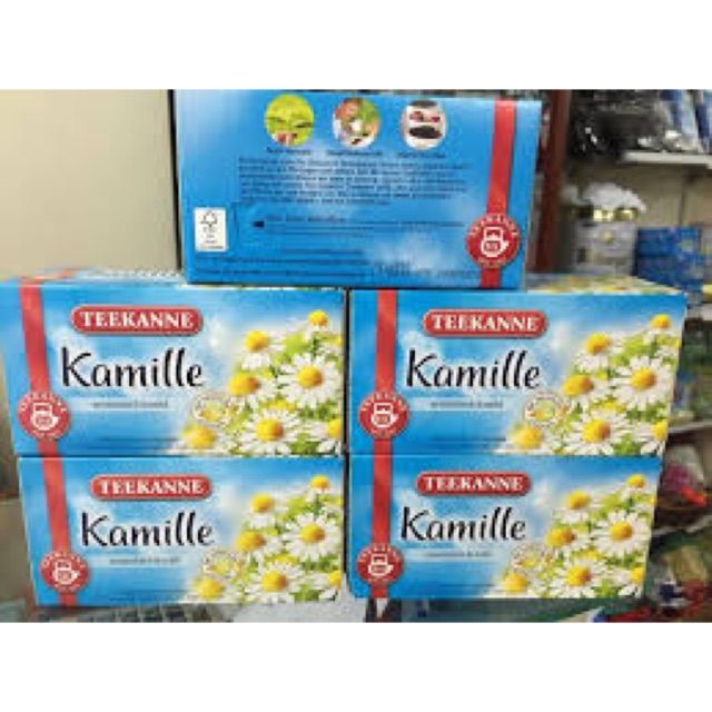 Hình ảnh trà hoa cúc Kamille Đức - góc nhìn chân thực