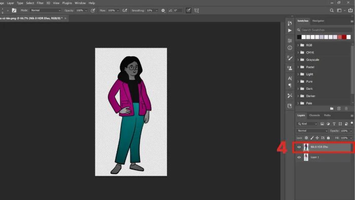 Hướng dẫn sử dụng plugin Photoshop - Bước cuối