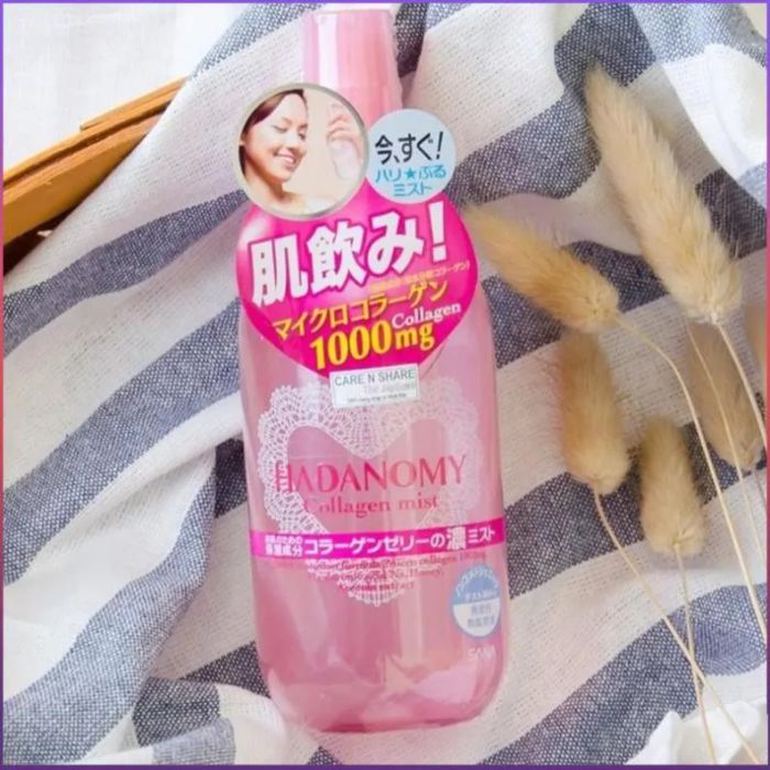 Xịt Khoáng Hadanomy Collagen Mist - Hình ảnh đầu tiên về sản phẩm dưỡng da đình đám với công thức collagen 1000mg