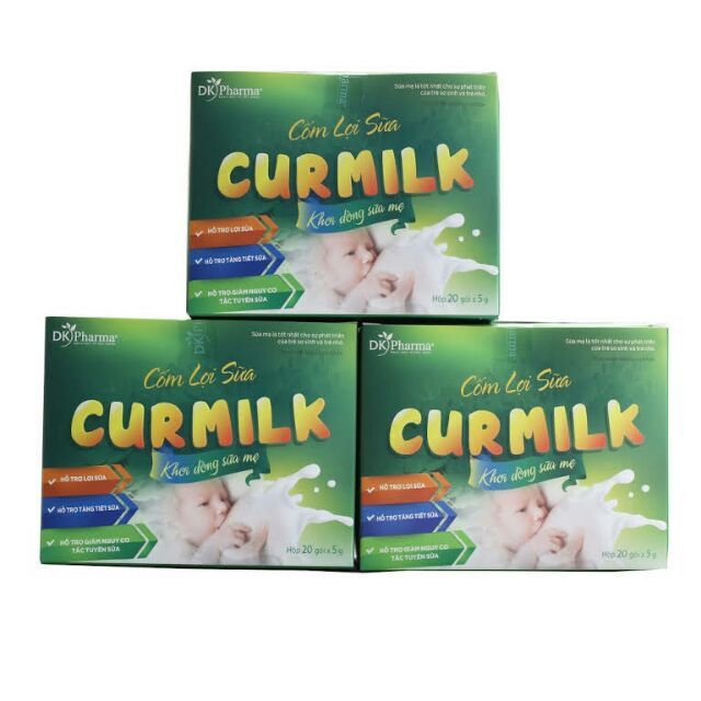 Hình ảnh thực tế cốm lợi sữa Curmilk