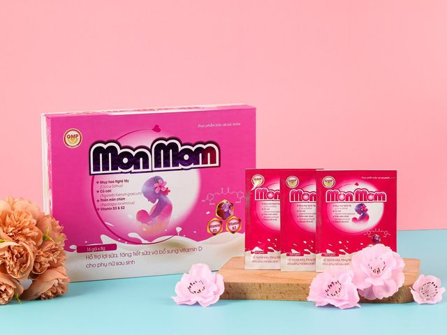 Bộ ảnh chi tiết sản phẩm Cốm Lợi Sữa Monmom