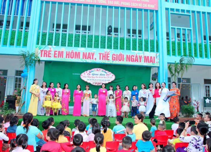 Hình ảnh nổi bật về không gian học tập tại Trường Mầm non Hai Bà Trưng