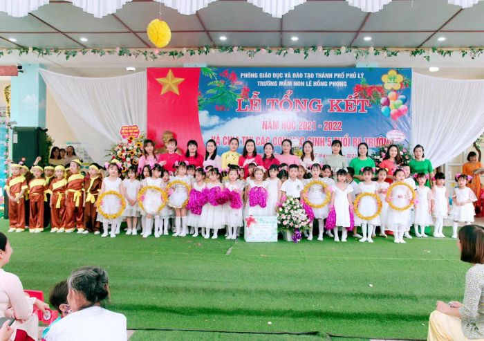 Hình ảnh không gian học tập hiện đại tại Trường Mầm non Lê Hồng Phong
