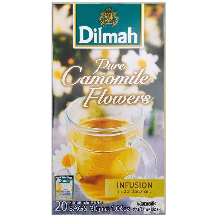 Hình ảnh trà hoa cúc Dilmah - Sang trọng từ bao bì