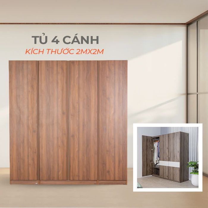 Không gian trưng bày tủ quần áo tại Nội Thất Gia Phong