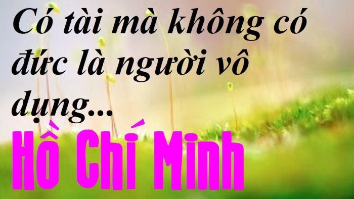 Hình ảnh minh họa trực quan về sự cân bằng giữa phẩm chất và năng lực (Nguồn: internet)