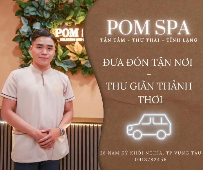 Không gian sang trọng và dịch vụ chuyên nghiệp tại POM SPA