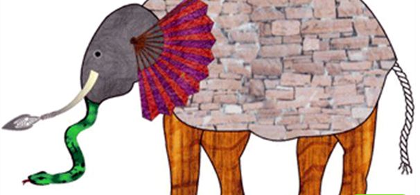 Hình minh họa số 1: Năm thầy bói và con voi