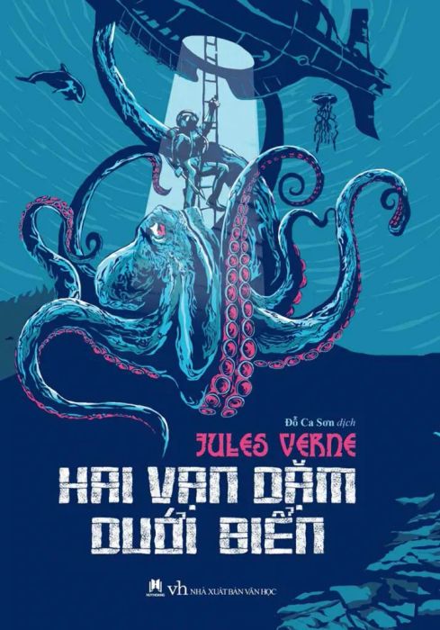 Tranh minh họa sống động - Hình ảnh bạch tuộc khổng lồ (Nguồn: Bộ sưu tập sinh vật biển quốc tế)