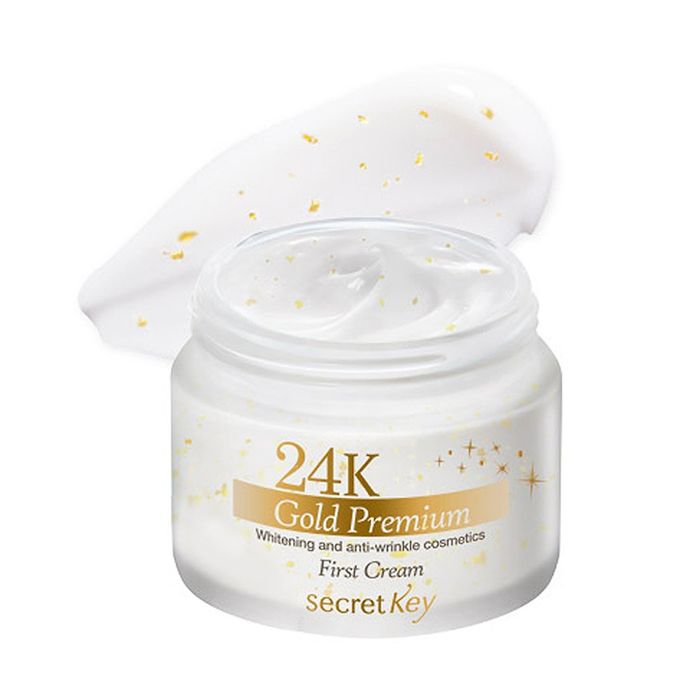 Kem dưỡng da vàng 24k Gold Premium First Cream - Hình ảnh 1