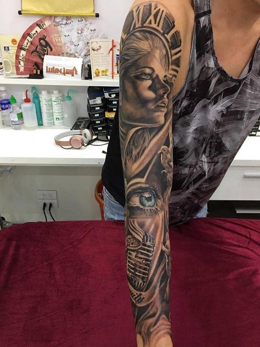 Tác phẩm nghệ thuật thứ hai từ Dung Vu Tattoo