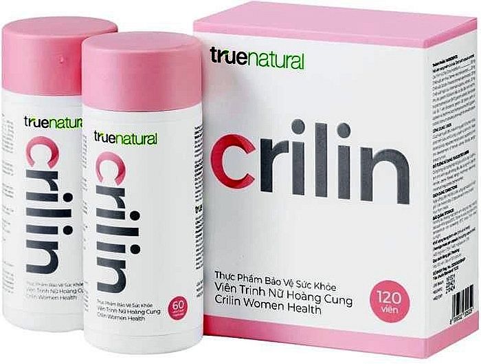Hình ảnh bao bì chính hãng Viên Trinh Nữ Hoàng Cung Crilin Women Health