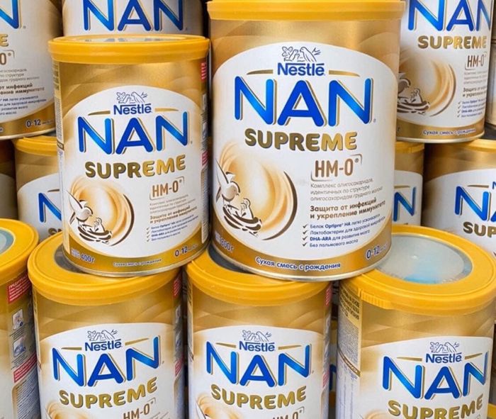 Hình ảnh thực tế lon Sữa Nan Supreme 800g