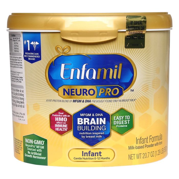 Hình ảnh chính hãng Sữa Enfamil Neuro Pro Mỹ