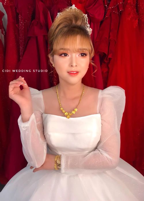 Hình ảnh cô dâu trang điểm tại CiDi Wedding Studio - 2