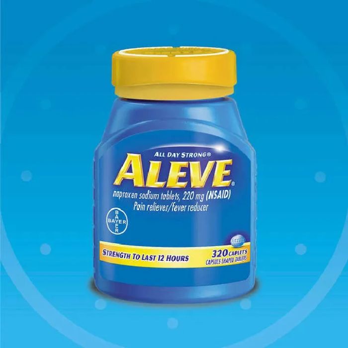Hình ảnh thuốc giảm đau hạ sốt Aleve Naproxen Sodium 220mg