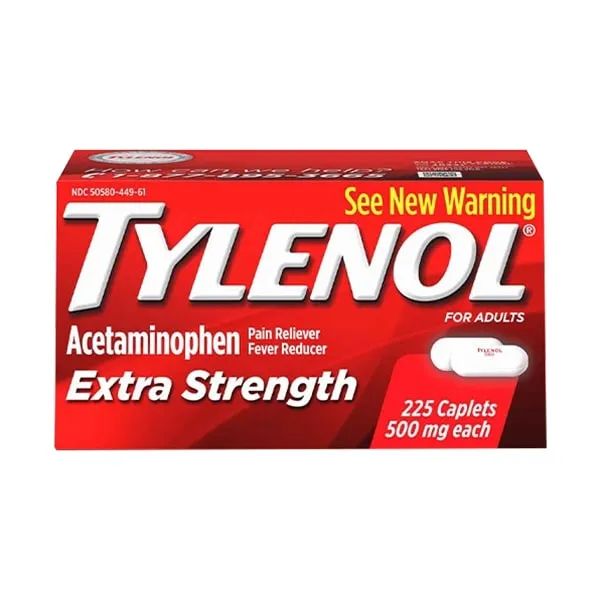 Hình ảnh Viên uống giảm đau hạ sốt Tylenol Extra Strength 500mg