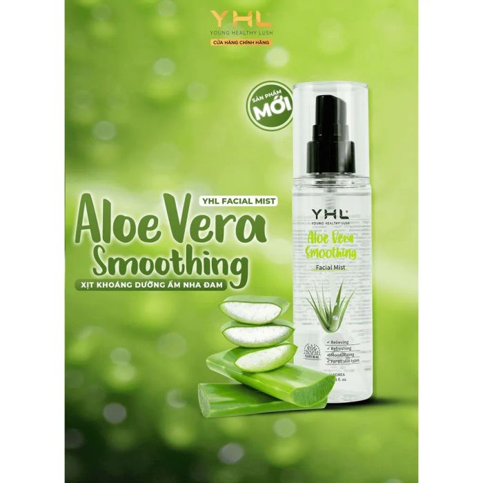 Hình ảnh thực tế xịt khoáng YHL - Thiết kế sang trọng, tinh tế