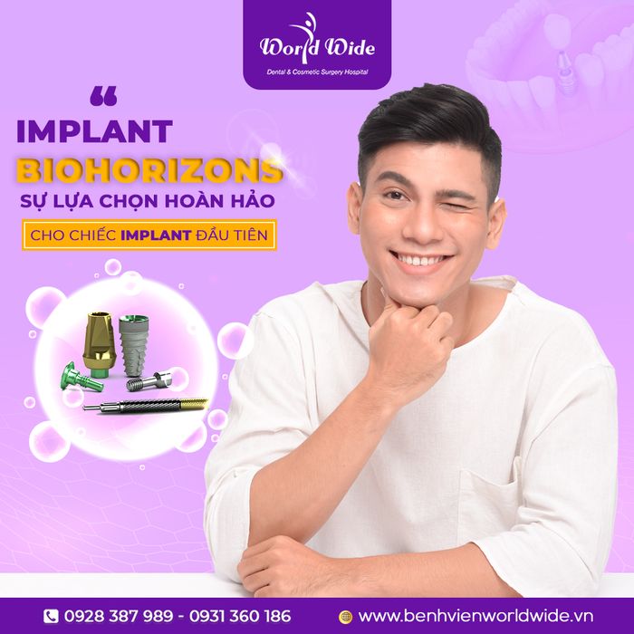Hình ảnh quy trình cấy ghép Implant chuyên nghiệp tại Worldwide