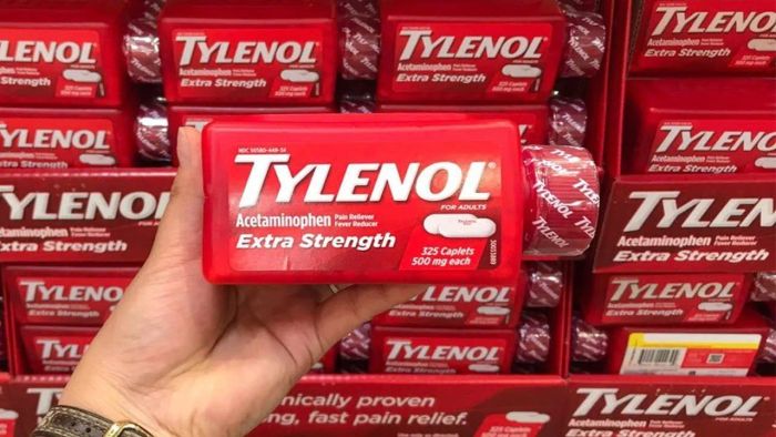 Hình ảnh Viên uống giảm đau hạ sốt Tylenol Extra Strength 500mg