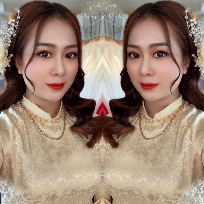 Khoảnh khắc rạng ngời của cô dâu tại Áo cưới Trinh Trinh