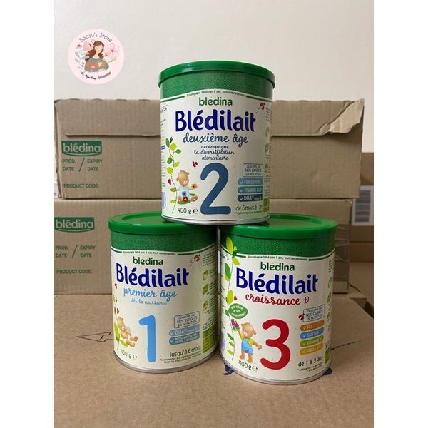 Hình ảnh thực tế lon Sữa Blédilait 900g