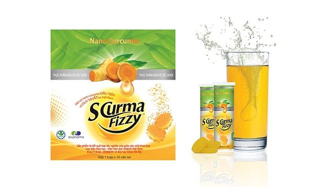 Hình ảnh thực tế SCurma Fizzy - Viên sủi Nano Curcumin đầu tiên tại Việt Nam