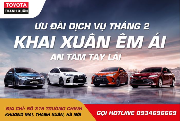 Hình ảnh tổng quan đại lý Toyota Thanh Xuân - Không gian hiện đại, sang trọng