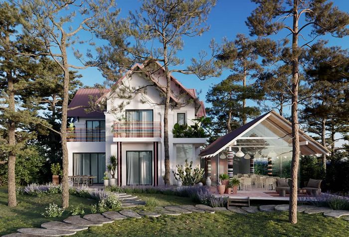 Hình ảnh đầu tiên về S'nghe Homestay - Kiến trúc hiện đại giữa rừng thông