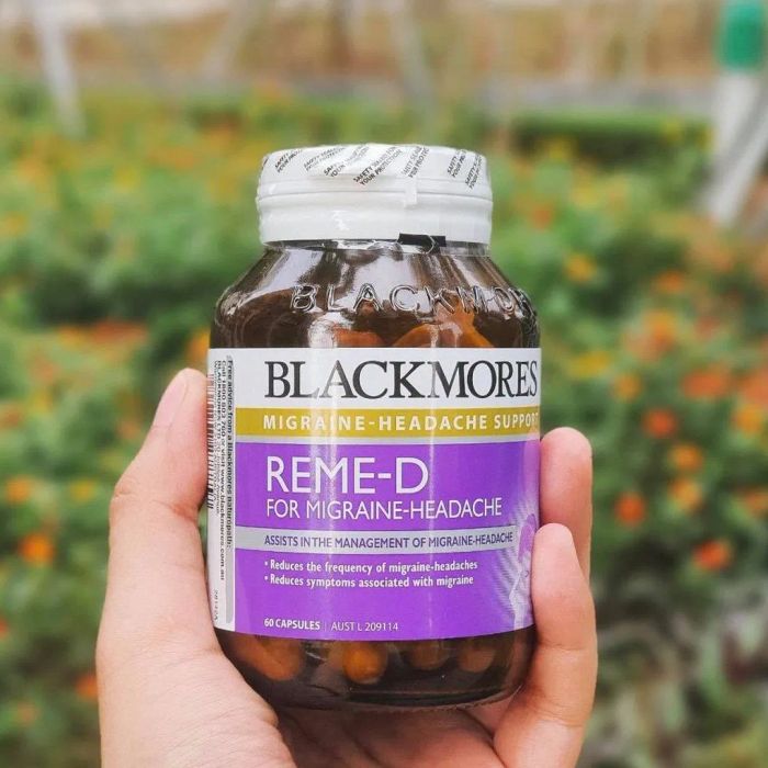 Viên uống hỗ trợ điều trị rối loạn tiền đình Blackmores Reme - Hình ảnh 2