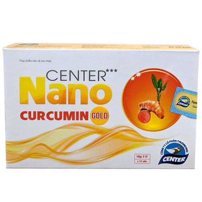 Bộ ảnh sản phẩm Center Nano Curcumin Gold - Kết hợp tam thất & linh chi