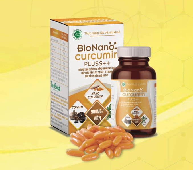 Hình ảnh thực tế Bio Nanocurcumin Pluss ++ - Bộ tứ dược liệu quý