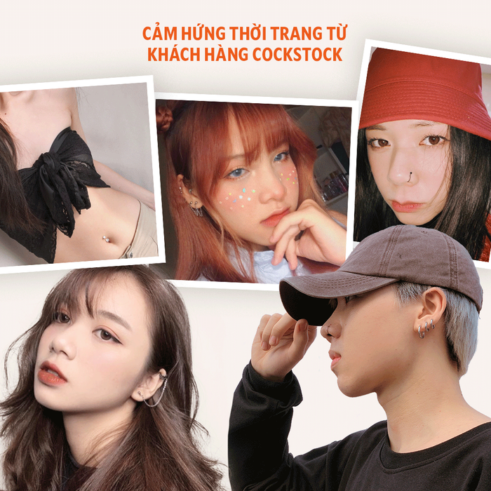 Bộ sưu tập khuyên đa phong cách tại Cockstock