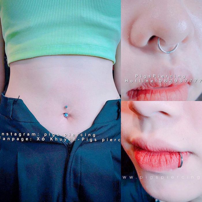 Bộ sưu tập khuyên độc đáo tại Pigs Piercing