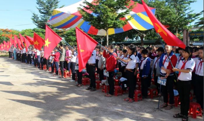 Hình ảnh ấn tượng về ngôi trường mang tên nhà cách mạng Trần Phú