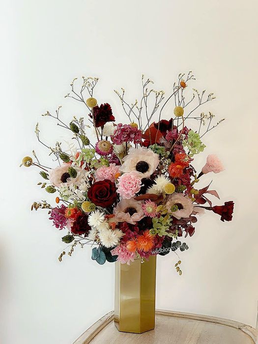 [Hình ảnh] Tác phẩm hoa khô nghệ thuật đa dạng tại Wild Bloom Concept